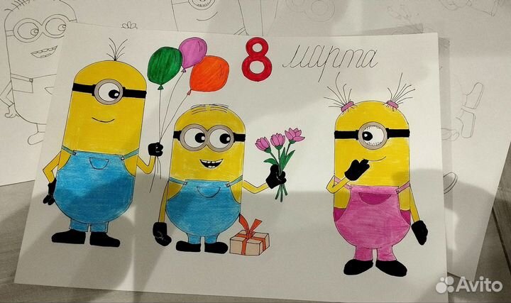Рисунки на 8 марта
