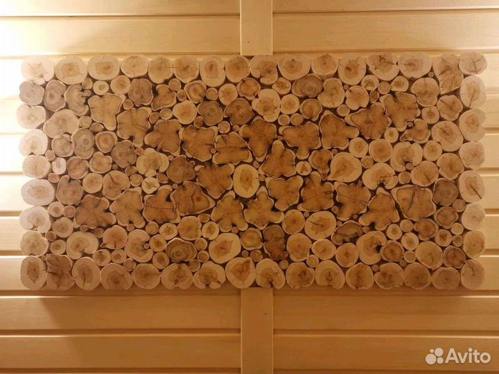 Панно из можжевельника