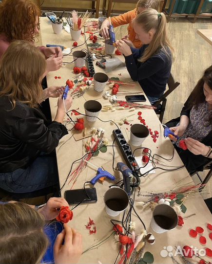 Мастер-класс по созданию композиций из сухоцветов