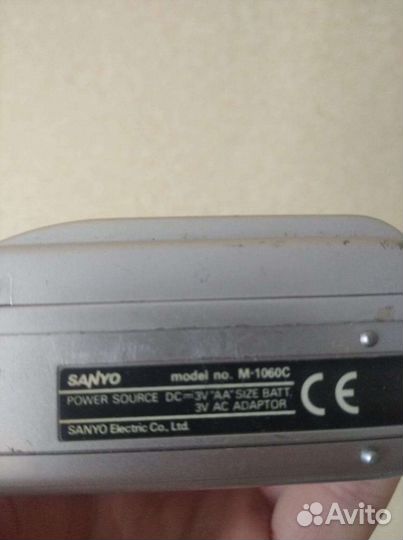 Диктофон кассетный Sanyo