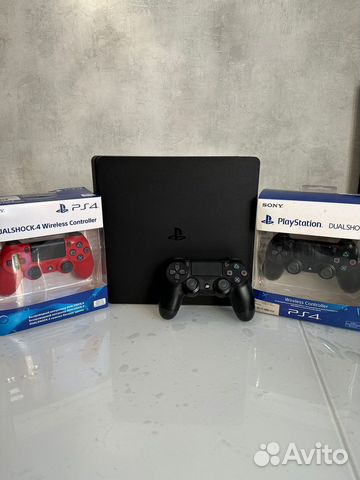 Sony PS4 slim 1tb + 550 игр