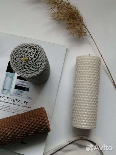 Свечи из медовой вощины