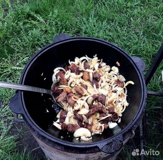 Казан и печь комплект