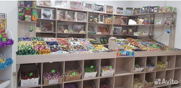 Витрина для конфет и сухофрукт