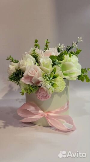 Мыло ручной работы. Букет цветов