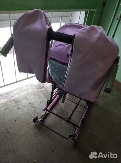 Коляска санки