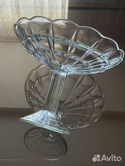 Ваза для фруктов на ножке СССР 50-60х гг