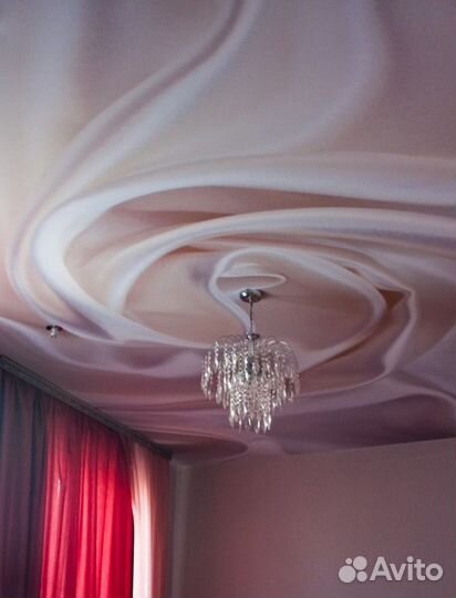 Натяжные потолки арт.печать 