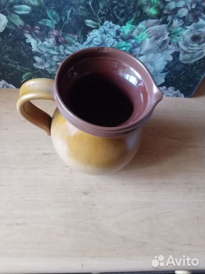 Глиняный кувшин крынка СССР