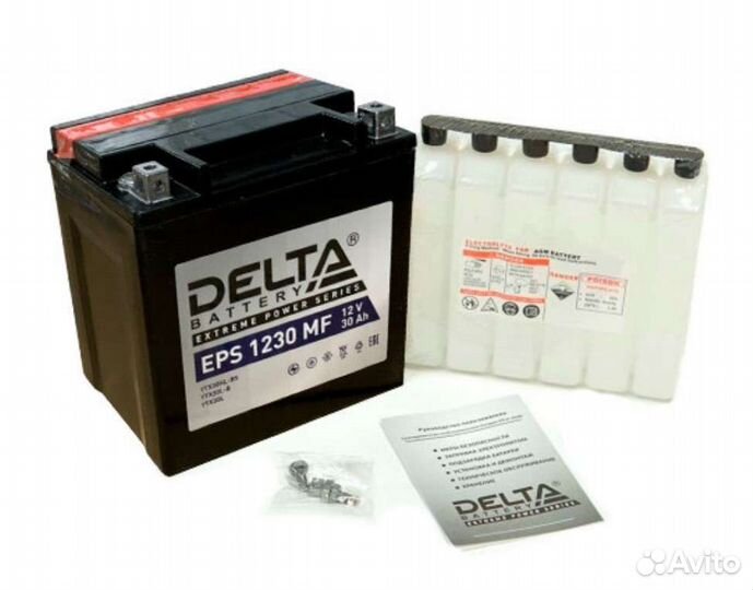 Аккумулятор 30Ач Delta EPS 1230. Магазин. акб159