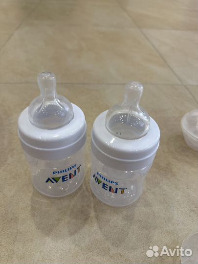 Бутылочки avent classic anti-colic соски avent 0 6