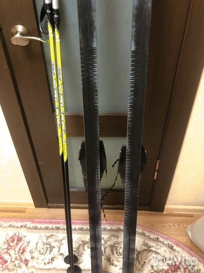 Лыжи беговые детские 150 с ботинками 37