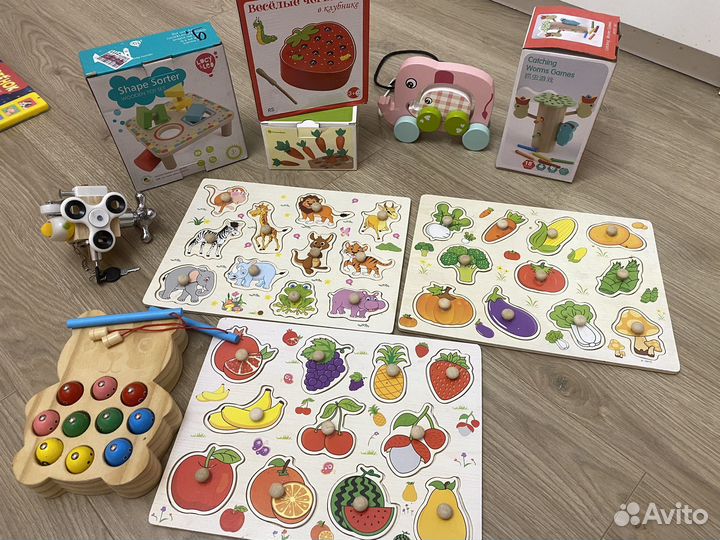 Развивающие игрушки от 1 года пакетом