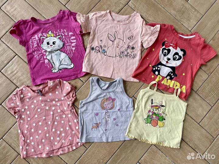 Вещи пакетом для девочки 74-80-86