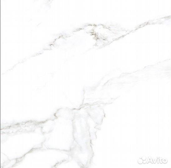 Напольная плитка 60х60 Carrara premium white