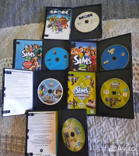 Компьютерные игры sims 2, 3 и spore