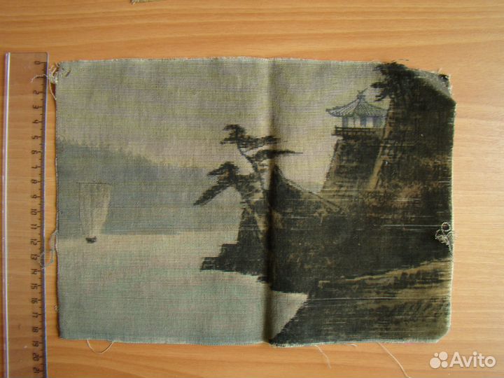 Две картины. Ткань, гобелен