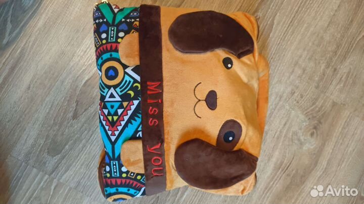 Плед в сумке новый