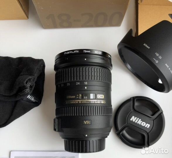 Nikon AF-S DX 18-200 f/3.5-5.6 G VR II, Новый