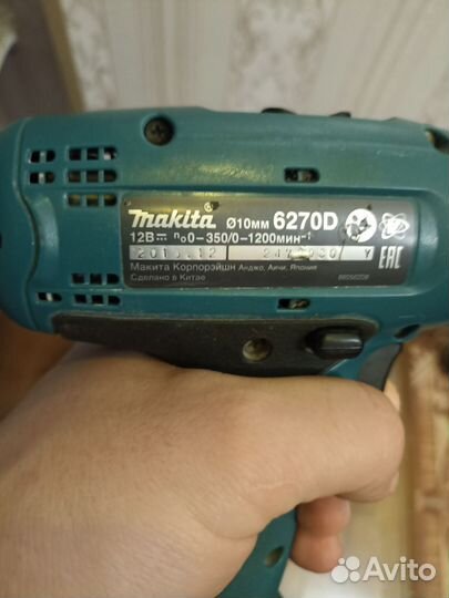 Шуруповерт makita 12v бу