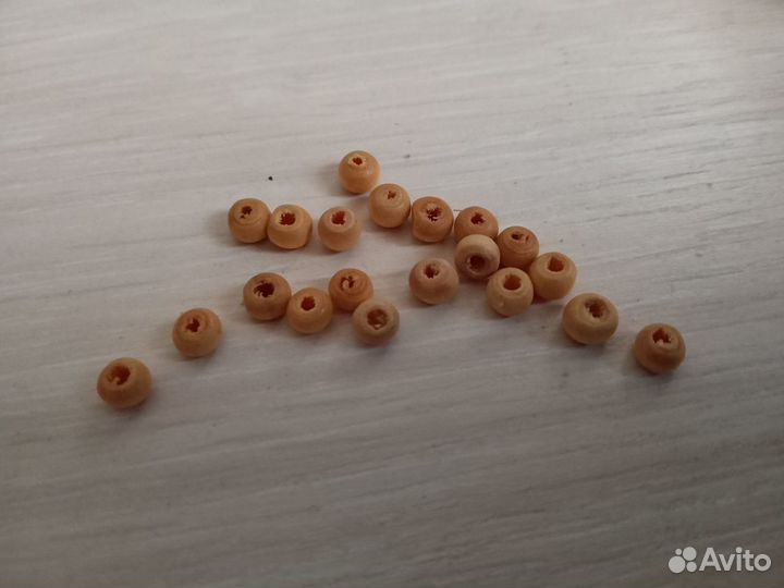 Бусины деревянные