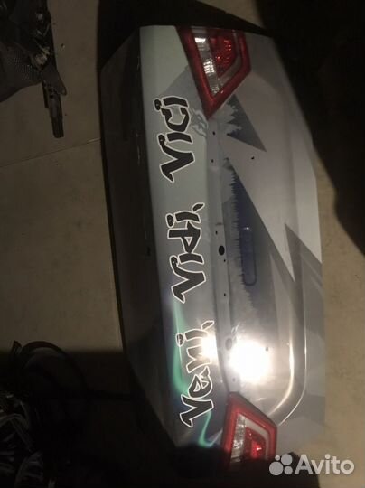 Бампер задний веста спорт Оригинал завод
