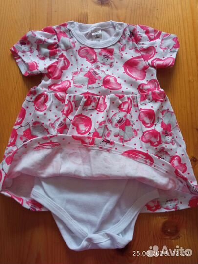 Боди для девочки 80