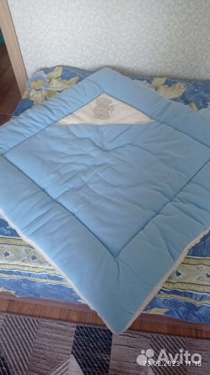 Конверт на выписку для мальчика зимний