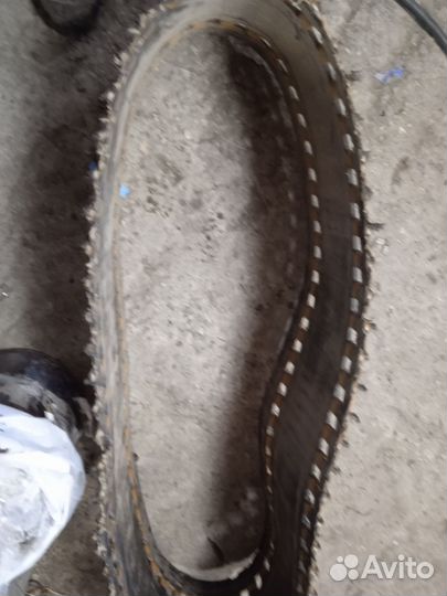 Гусеница в прицеп на сходни