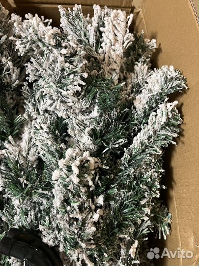 Ель искуственная заснеженная новая 180 и 210 см