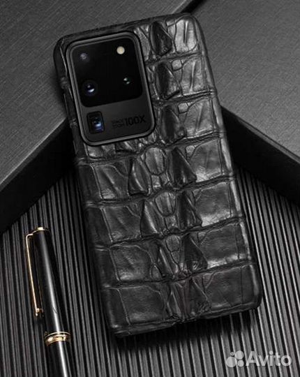Чехол из кожи крокодила для Samsung
