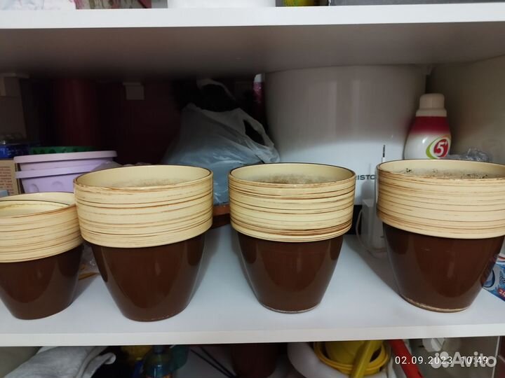 Горшки керамические набор