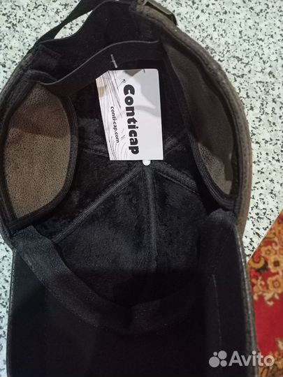 Кепка бейсболка мужская утепленная