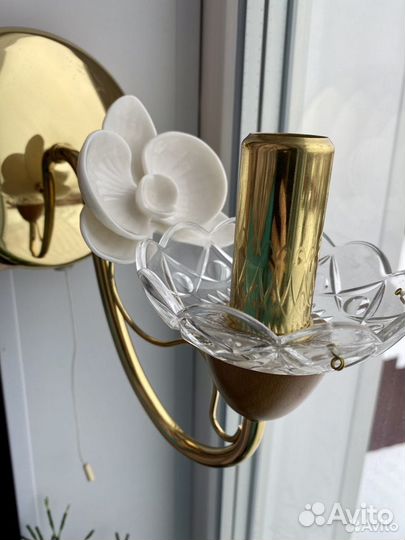 Чехия хрусталь 6 ламп люстра