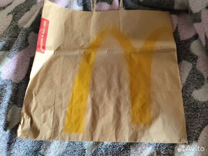 Пакет из макдональдс