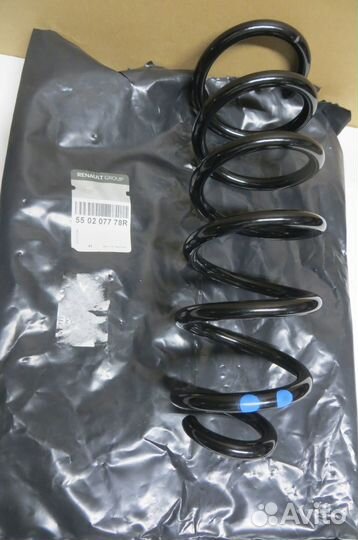 Renault 550207778R пружина задней подвески (мет)