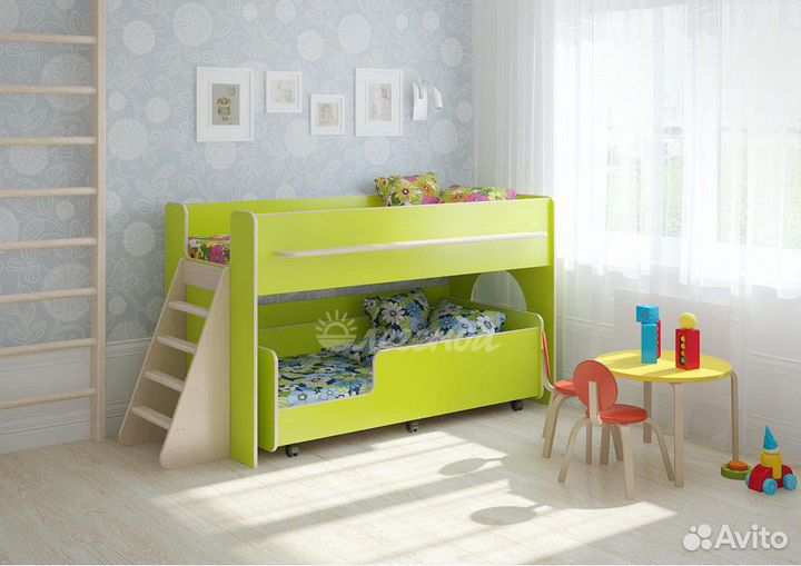 Кровать чердак