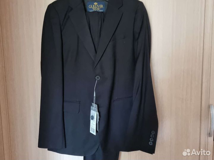 Костюм рост 164 черный новый Gulliver