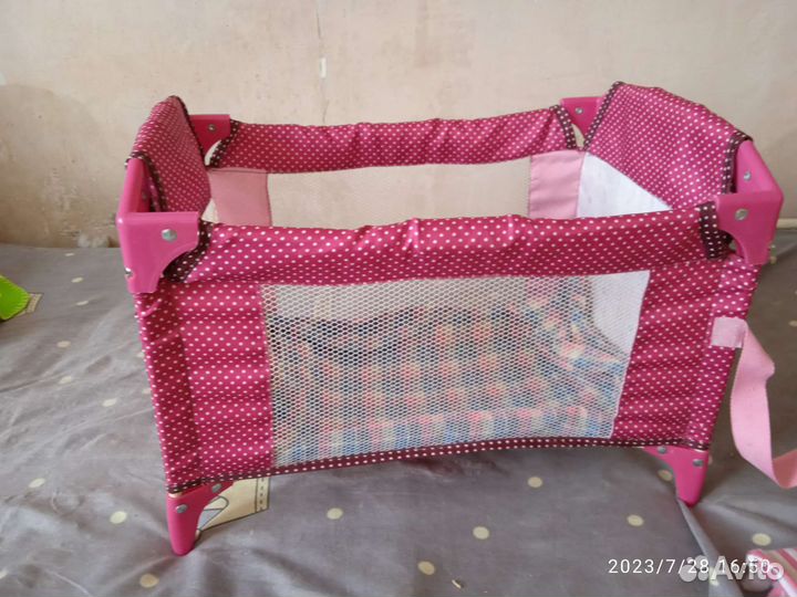 Кукла Зоя+ кроватка+ одежда (цена за комплект)