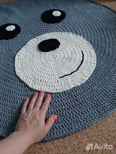 Коврик из трикотажной пряжи