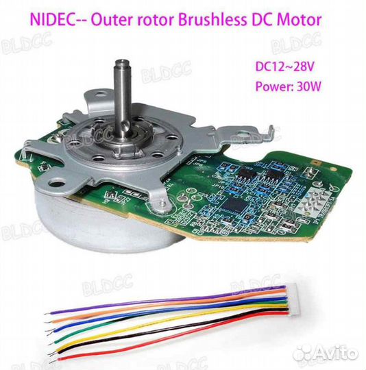 Blds электродвигатель Nidec с редуктором 15:1