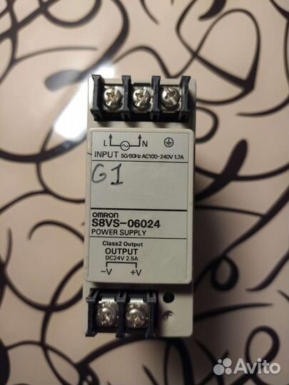 Блок питания 220 на 24 Omron S8VS-06024