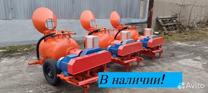 Пневмонагнетатель для полусухой стяжки CO-241 к-р