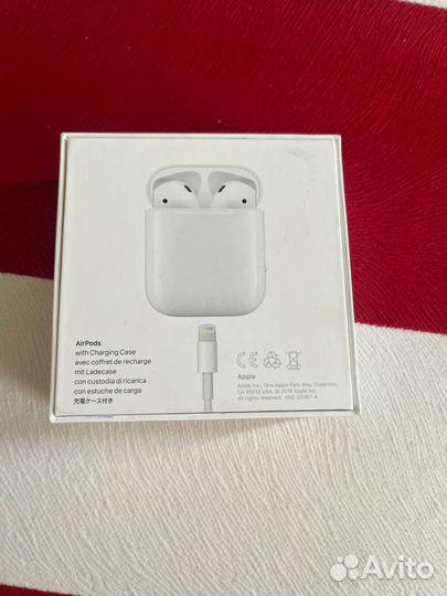 Наушники apple airpods 2 без кейса