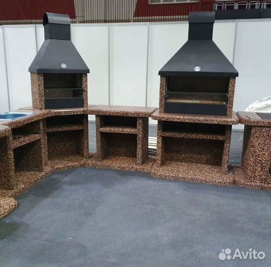 Печь под казан барбекю