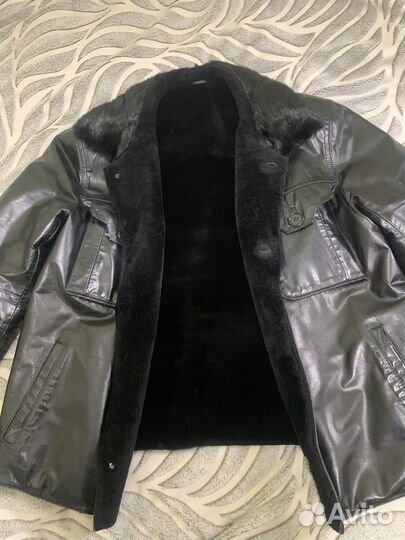 Дубленка натуральная мужская 48 50 размер