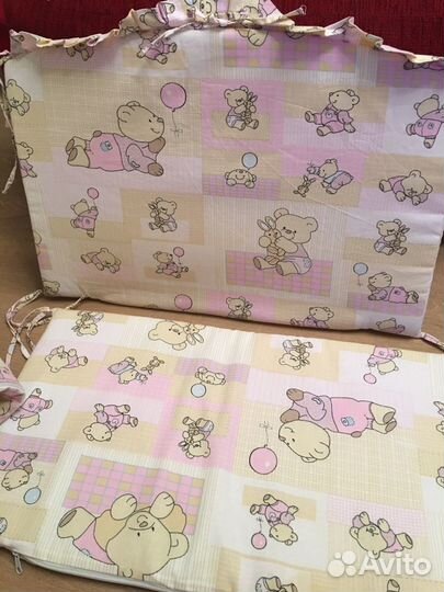 Бортики в детскую кроватку