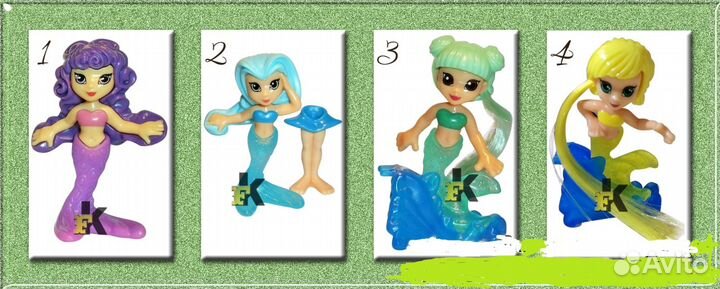 Животные на пикнике бархатные, Русалки