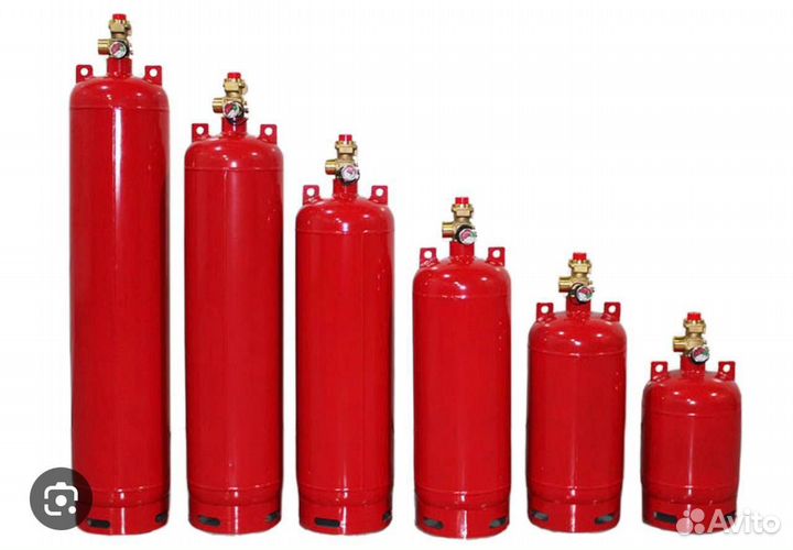 Фреон и газ для систем пожаротушения за наличный расчет