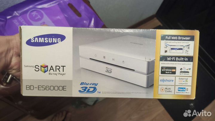 3D Smart Blu-ray плеер Samsung с WiFi
